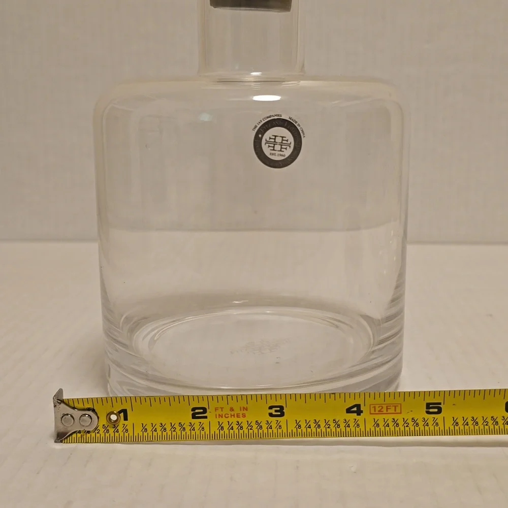 New In Box 5 Piece Fitz And Floyd Decanter Set